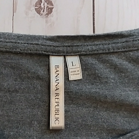 Banana Republic Gray Long Sleeve Top - Picture 4 of 5
